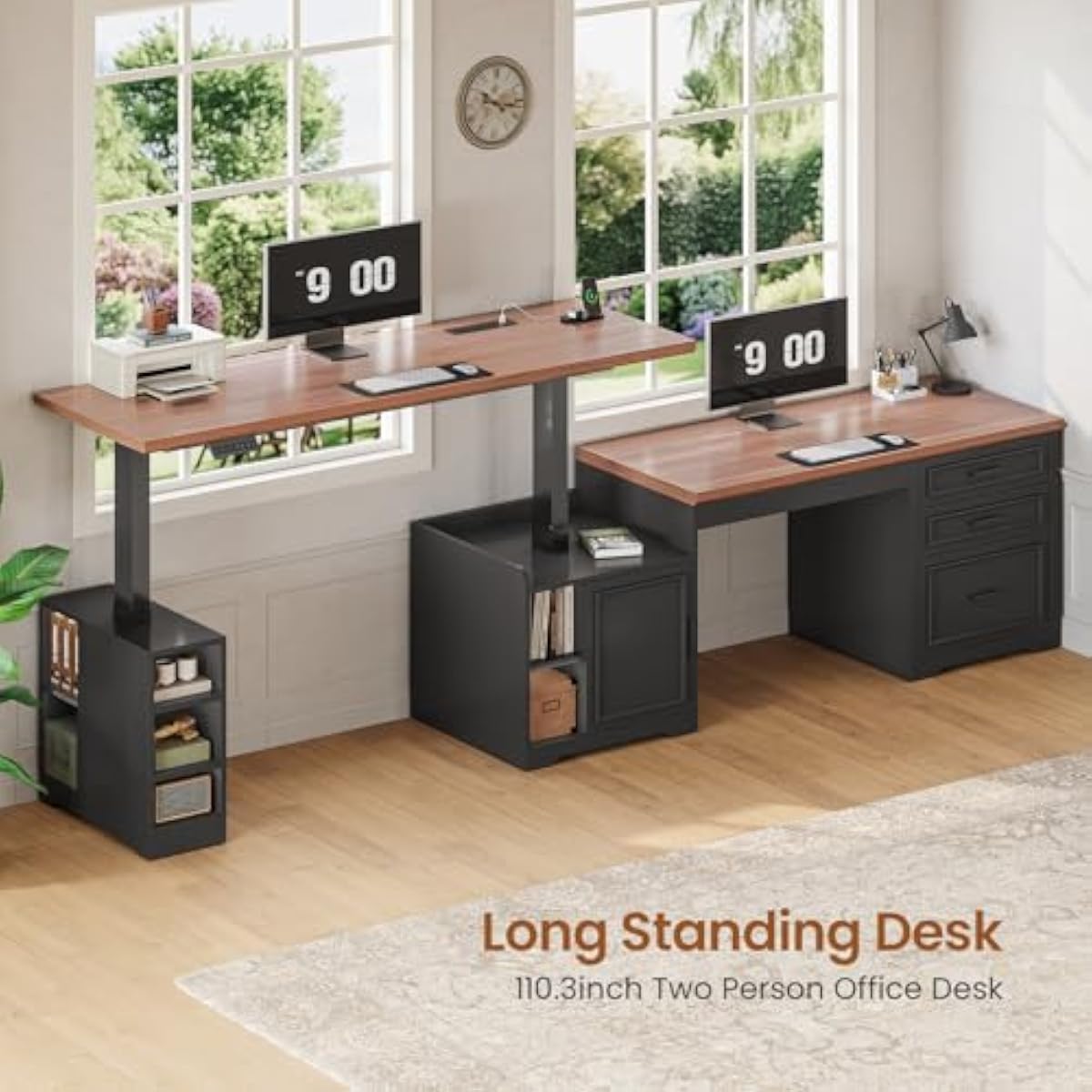 Elektryczne biurko w kształcie – Desk Setup L Shaped recenzja i cena