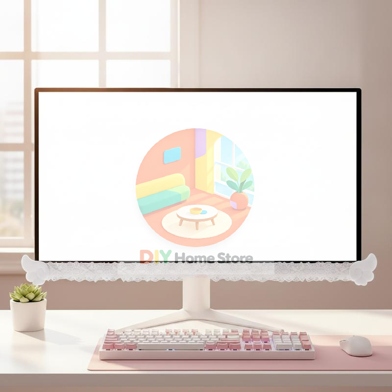 Kolorowa koronkowa listwa do m – Setup Desk Monitor recenzja i cena